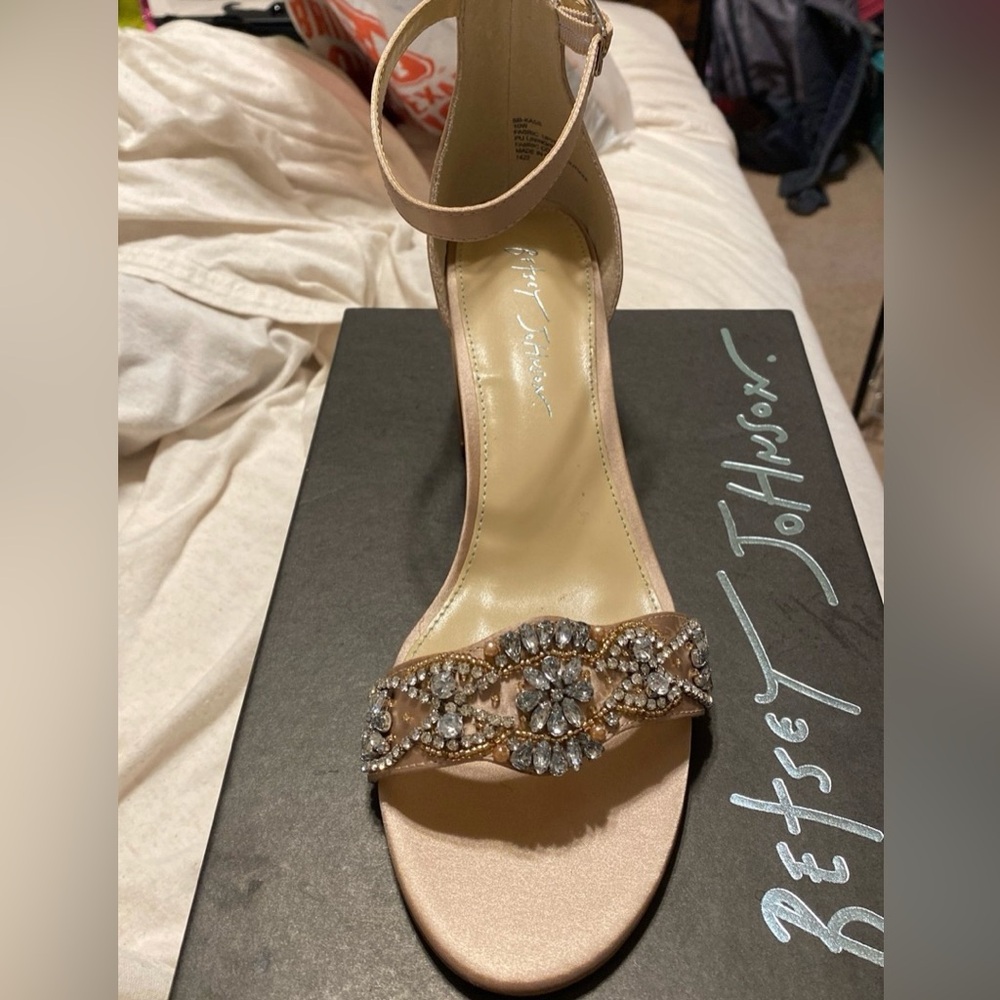Blue by Betsey Johnson heels. Size 10 wide